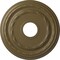 Ekena Millwork Dublin Ceiling Medallion (Fits Canopies up to 8 1/4"), 15 3/8"OD x 3 5/8"ID x 1"P, Mississippi Mud CM15DUMMF - alternate 1